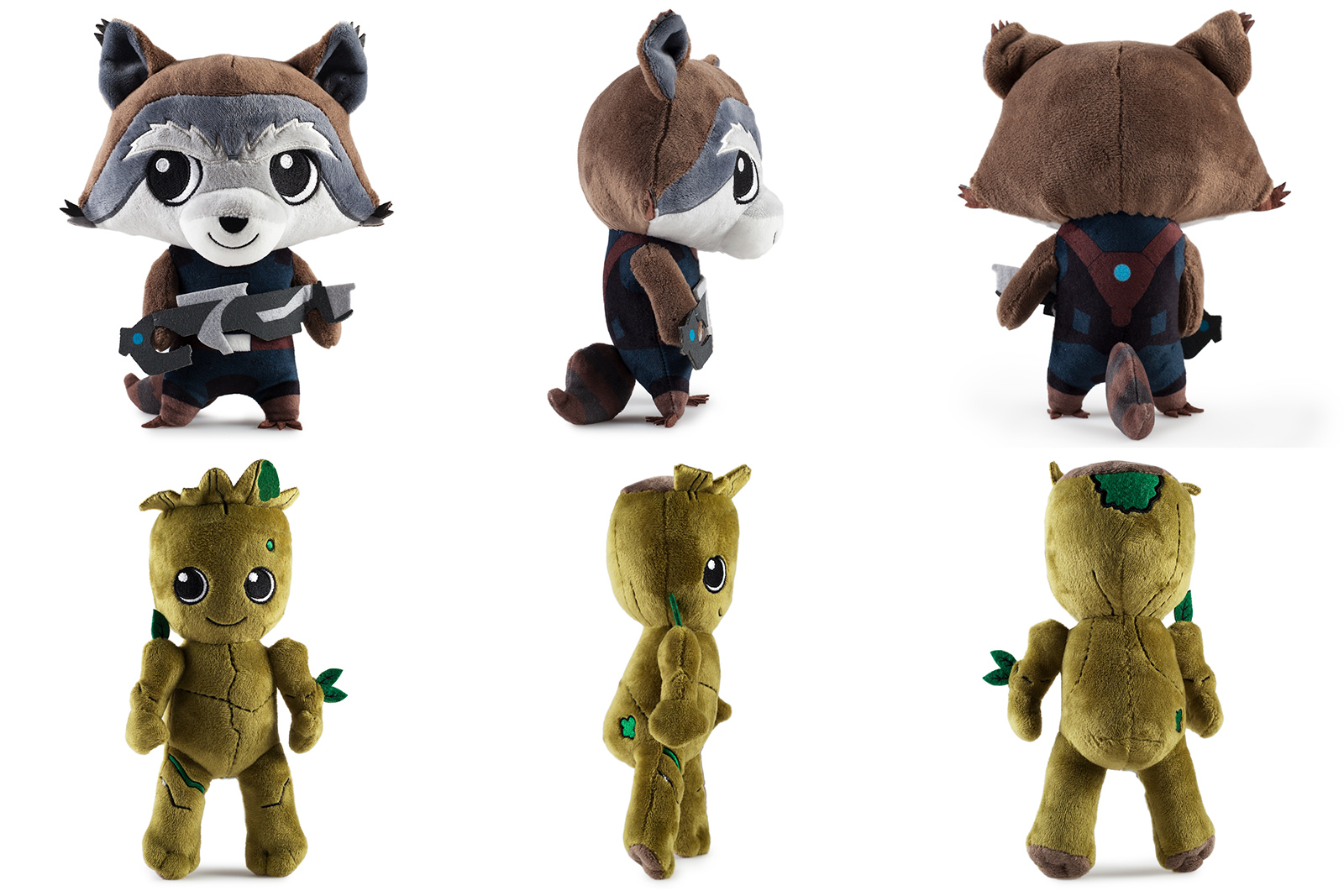 Rocket Racoon and Kid Groot Plush Phunnys