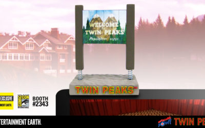 Welcome to Twin Peaks Sign Monitor Mate Bobble