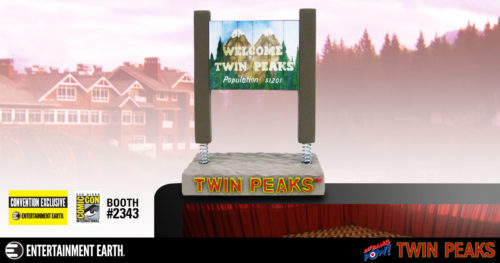 Welcome to Twin Peaks Sign Monitor Mate Bobble