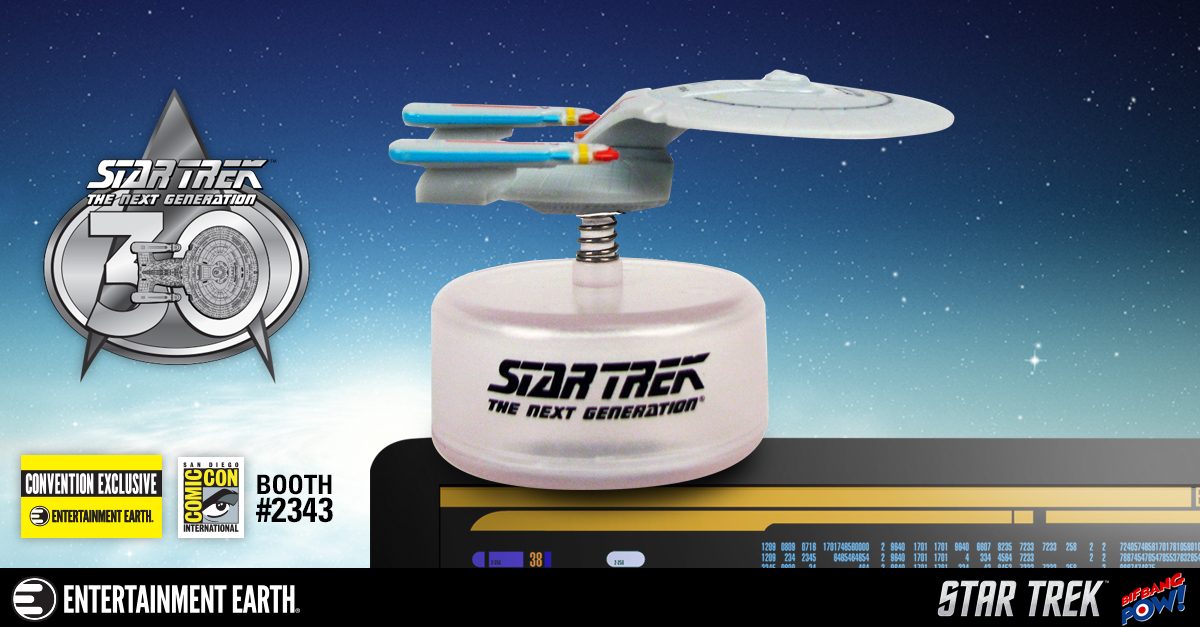 Enterprise Star Trek Bobble Ship 24K Gold Plated - Édition Limitée SDCC 2016 #819/1260
