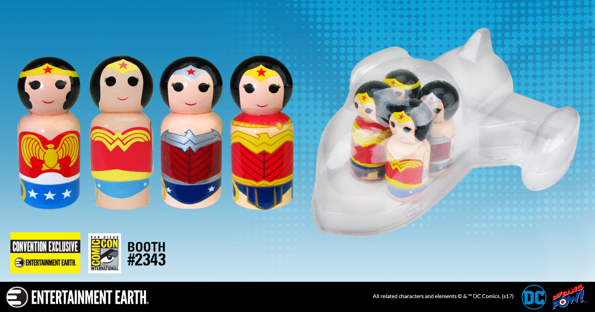 SDCC17: Wonder Woman Evolution Pin Mate Set
