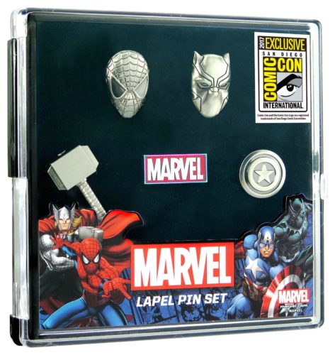 SDCC17: Marvel Pewter Lapel Pin Set