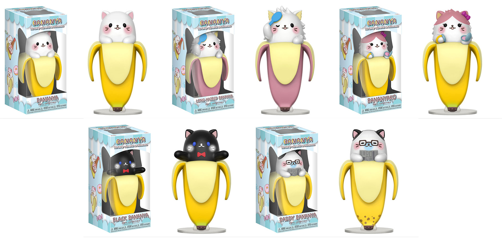 Funko’s Bananya Plushies and Vinyl Figures