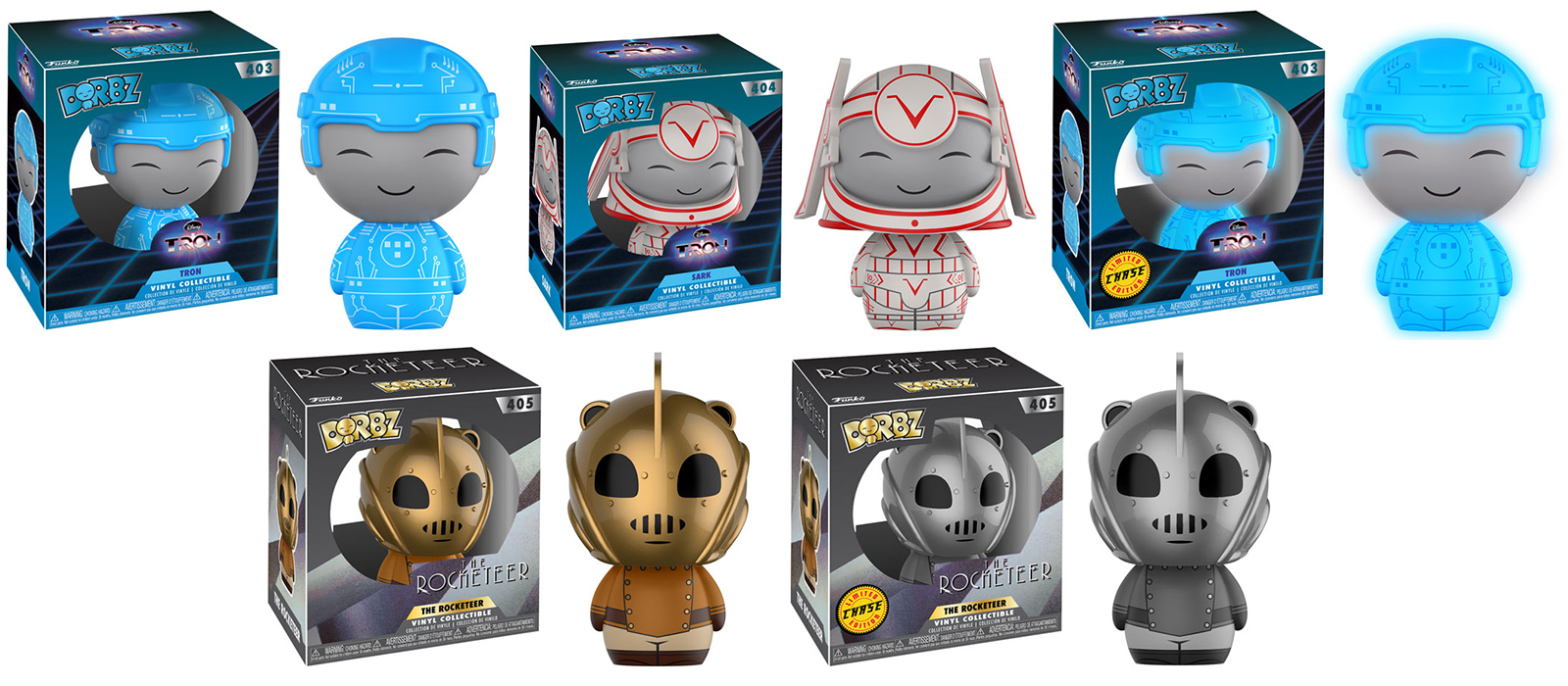 Dorbz: Sci Fi Series – Predator, Alien, Tron & Rocketeer