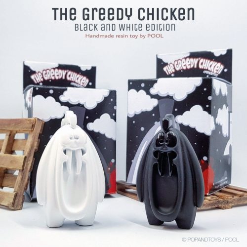 The Greedy Chicken Black and White Edition