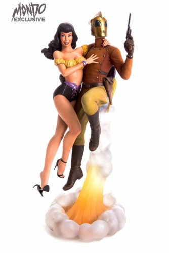 The Rocketeer & Betty Statue