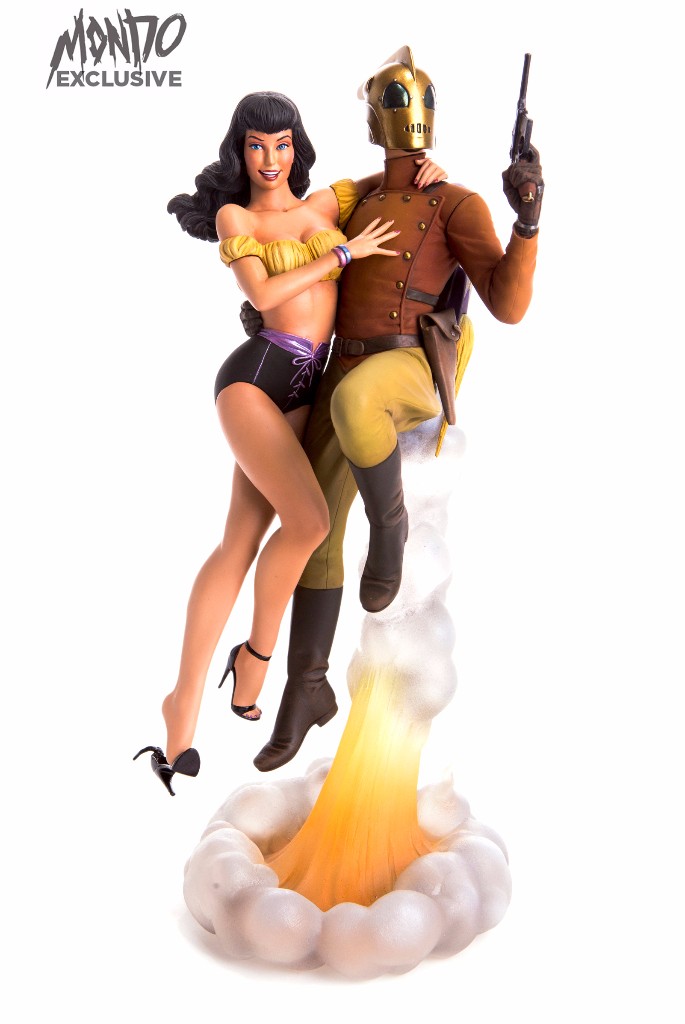 The Rocketeer & Betty Statue