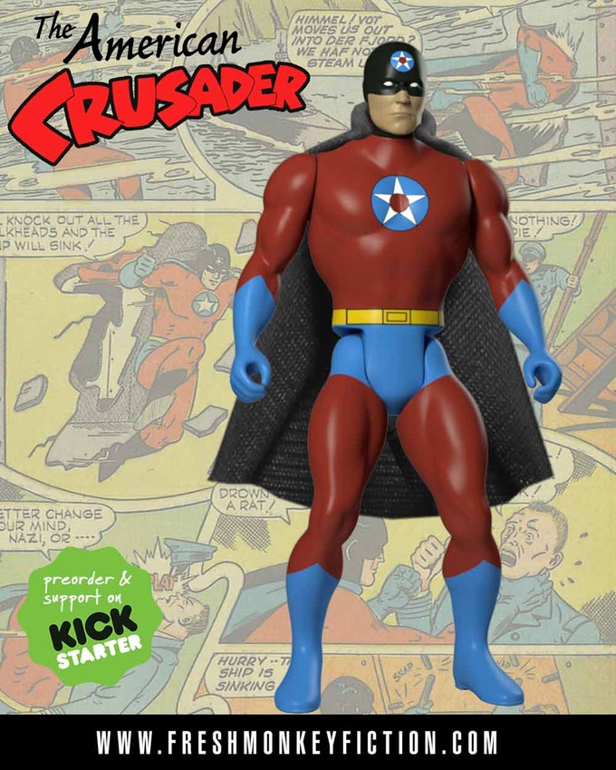 KICKSTARTER: Amazing Heroes – The American Crusader