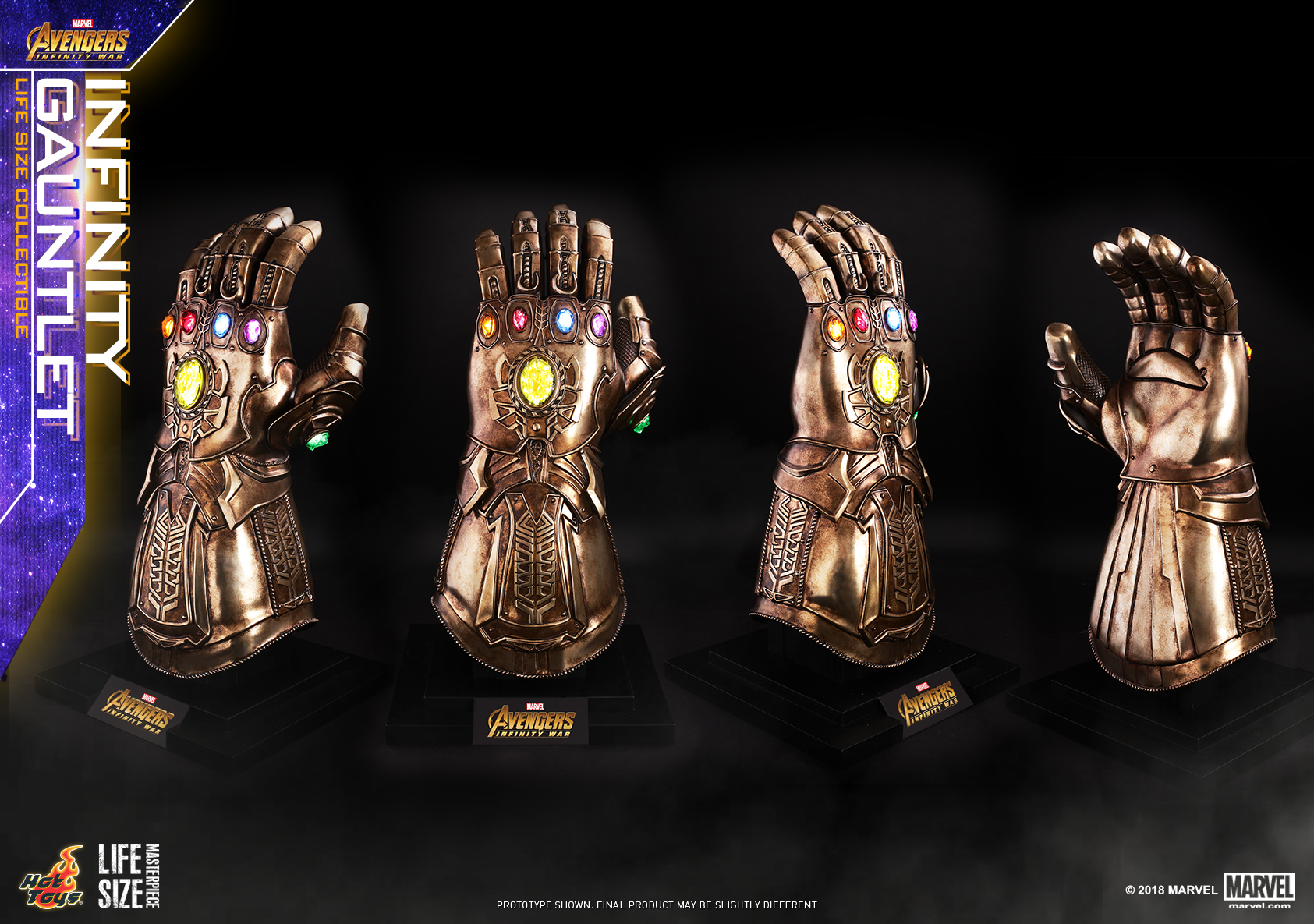 Перчатка бесконечности. Hot Toys Infinity Gauntlet. Перчатка ТАНОСА. Thanos Infinity Gauntlet. Infinity Gauntlet 2018.