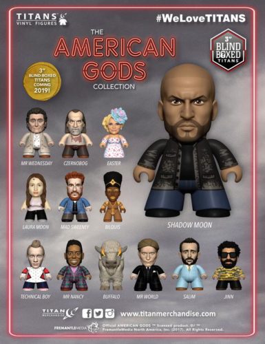 American Gods 3-inch Blind-Boxed TITANS
