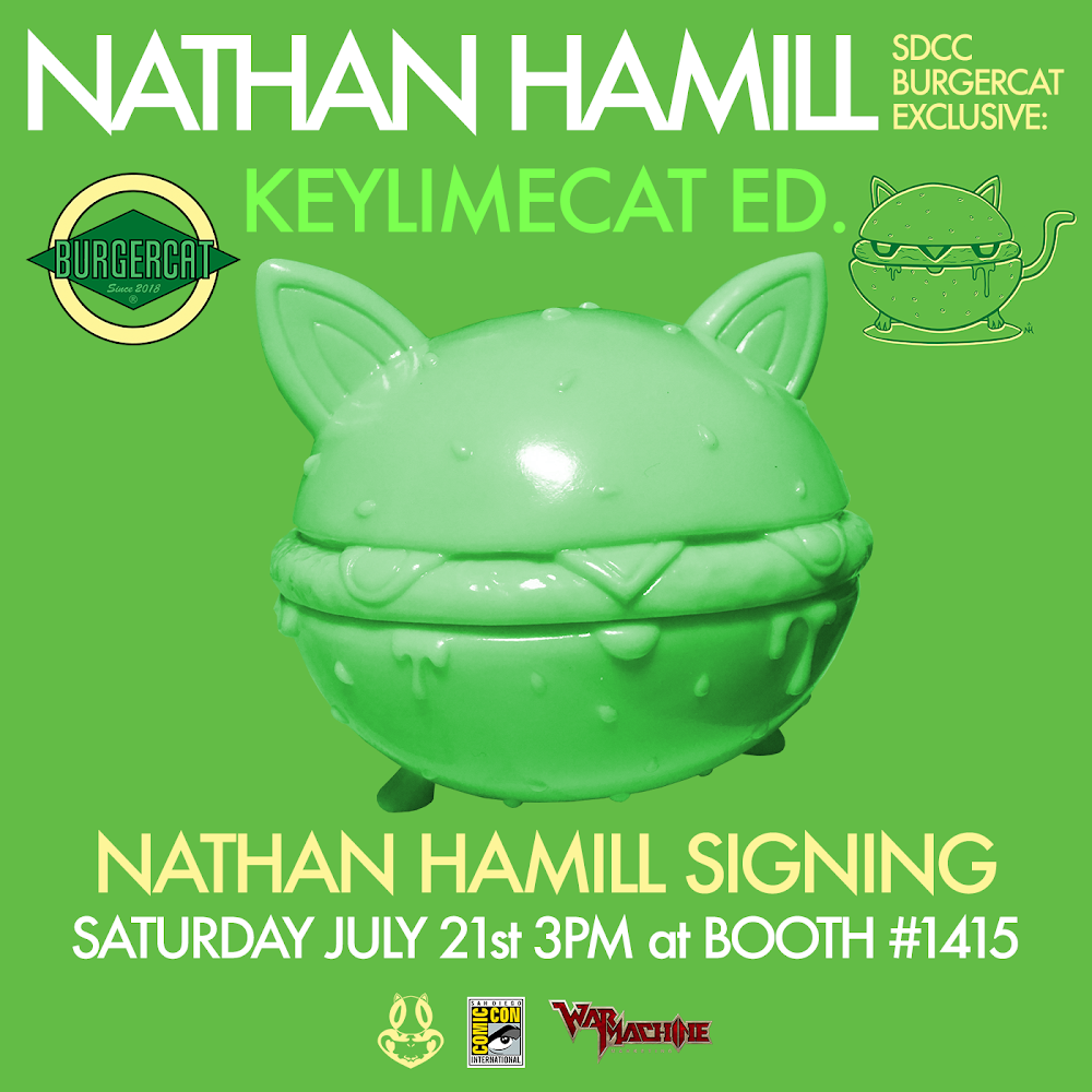 SDCC18: BurgerCat KeylimeCat Edition