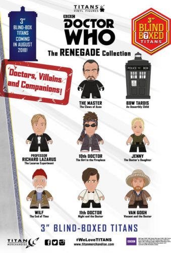Doctor Who 3″ TITANS – The Renegade Collection