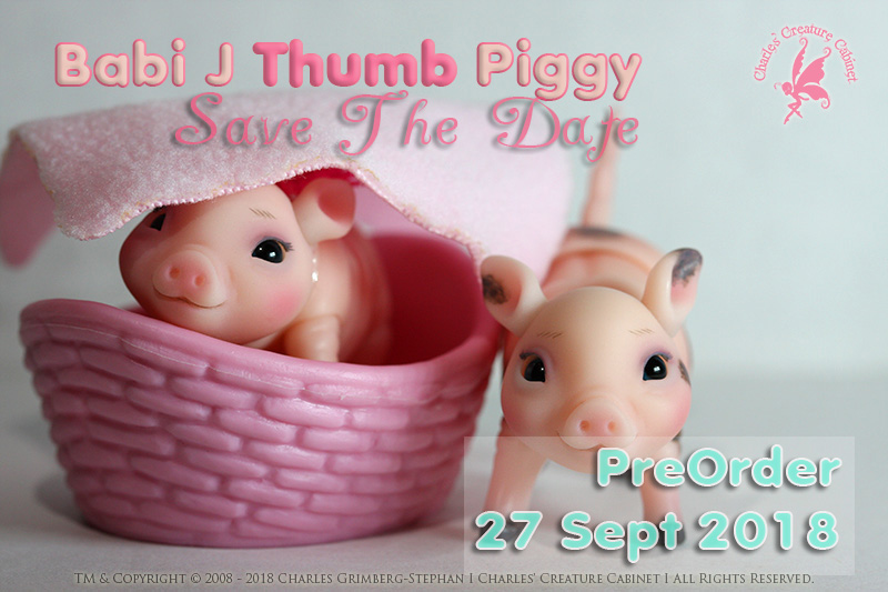 Charles Creature Cabinet – Babi Jempol Thumb Piglet