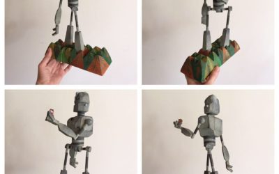 Iron Giant Wood Sculpts from Amanda Visell