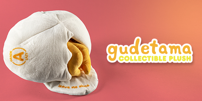 Kidrobot x Sanrio Gudetama Lazy Egg Plush