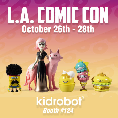 Kidrobot attending Los Angeles Comic Con (Exclusives)