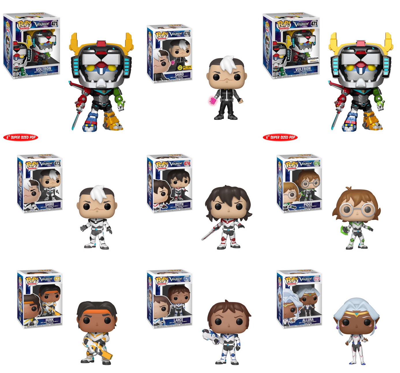 Pop! Animation: Voltron Series