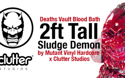 2ft Sludge Demon – Blood Bath Edition by Mutant Vinyl Hardcore