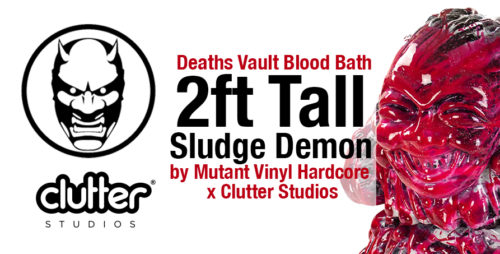 2ft Sludge Demon – Blood Bath Edition by Mutant Vinyl Hardcore