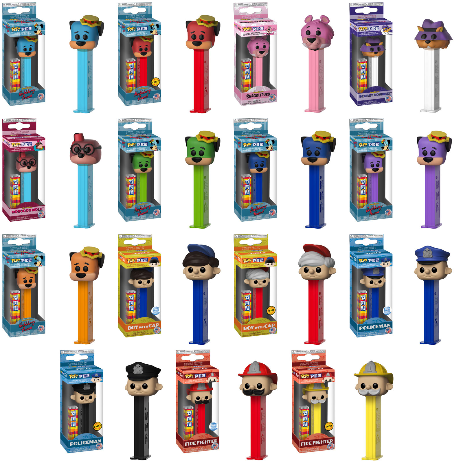 Pop! PEZ: Hanna Barbera, Marvel, and Pals