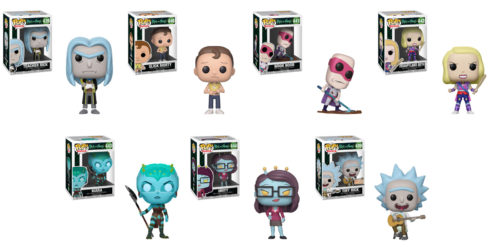 Rick and Morty Plush, Action Figure, Pop! Keychains and Pop!