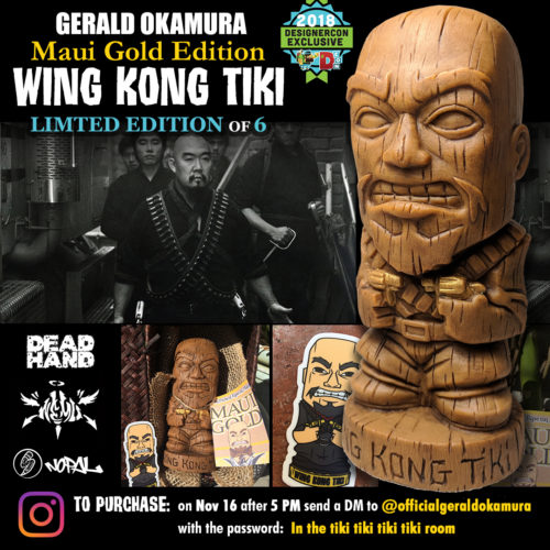 DCON18: WING KONG TIKI (Maui Gold Edition )