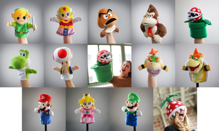 Super Mario Hashtag Collectibles Super Mario Puppet 