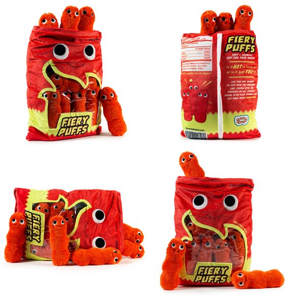 fiery puffs plush