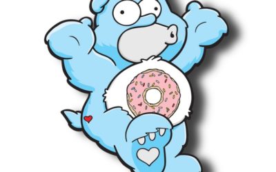 Aluminum Cut Donut Bear Blue Edition