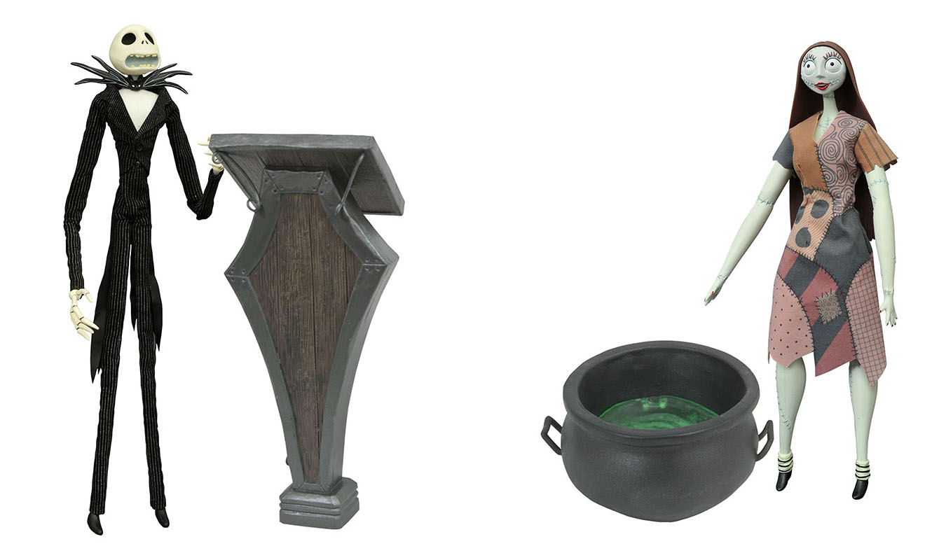 The Nightmare Before Christmas Deluxe Coffin Dolls