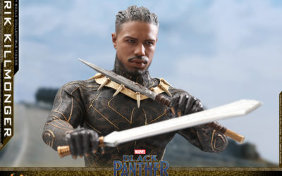 Hot Toys unveils 1/6th scale Erik Killmonger Head Sculpt