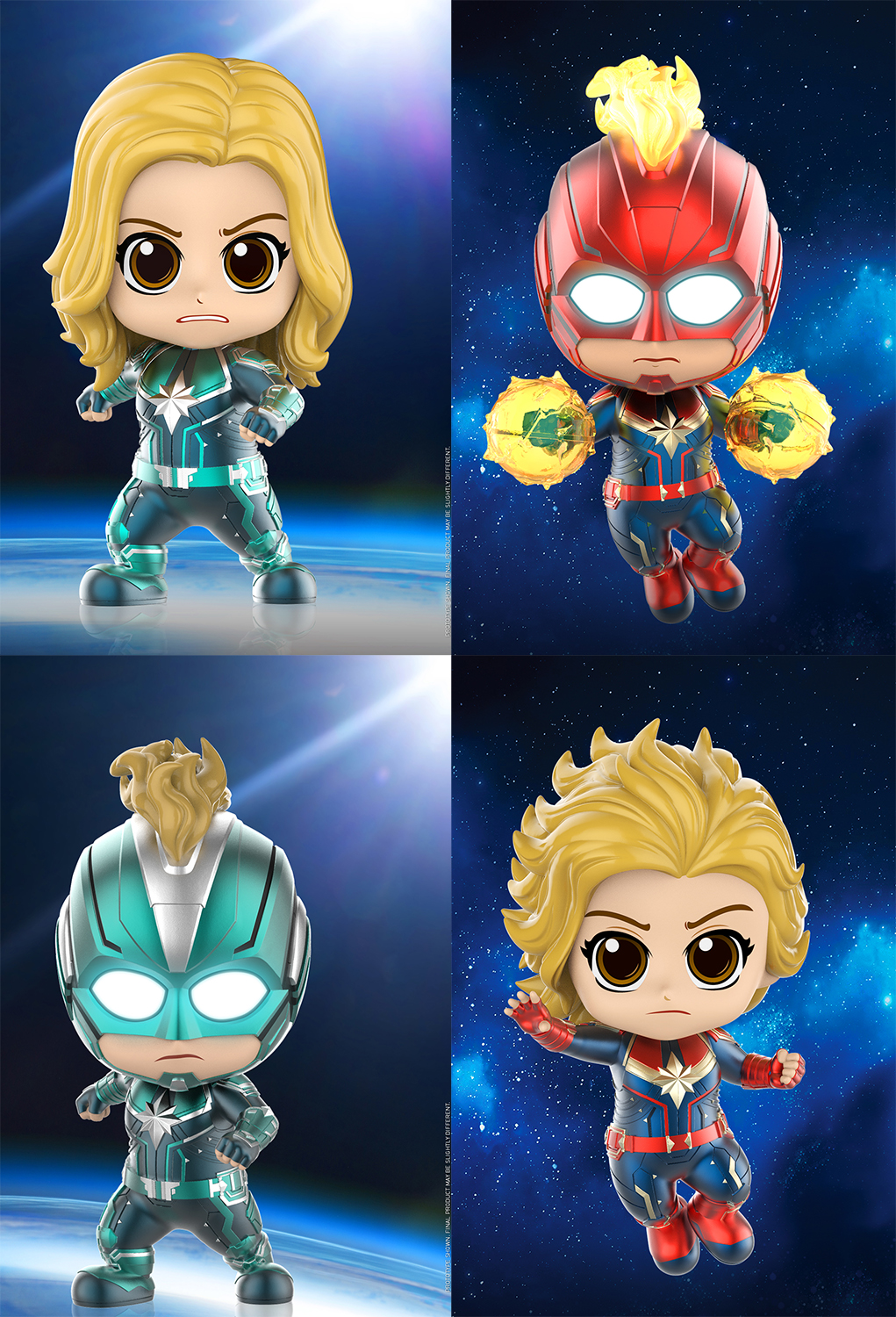 Captain Marvel Cosbaby (S) Bobble-Head Series