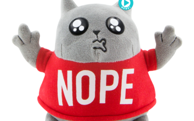 Nope Kitten Plush from Exploding Kittens