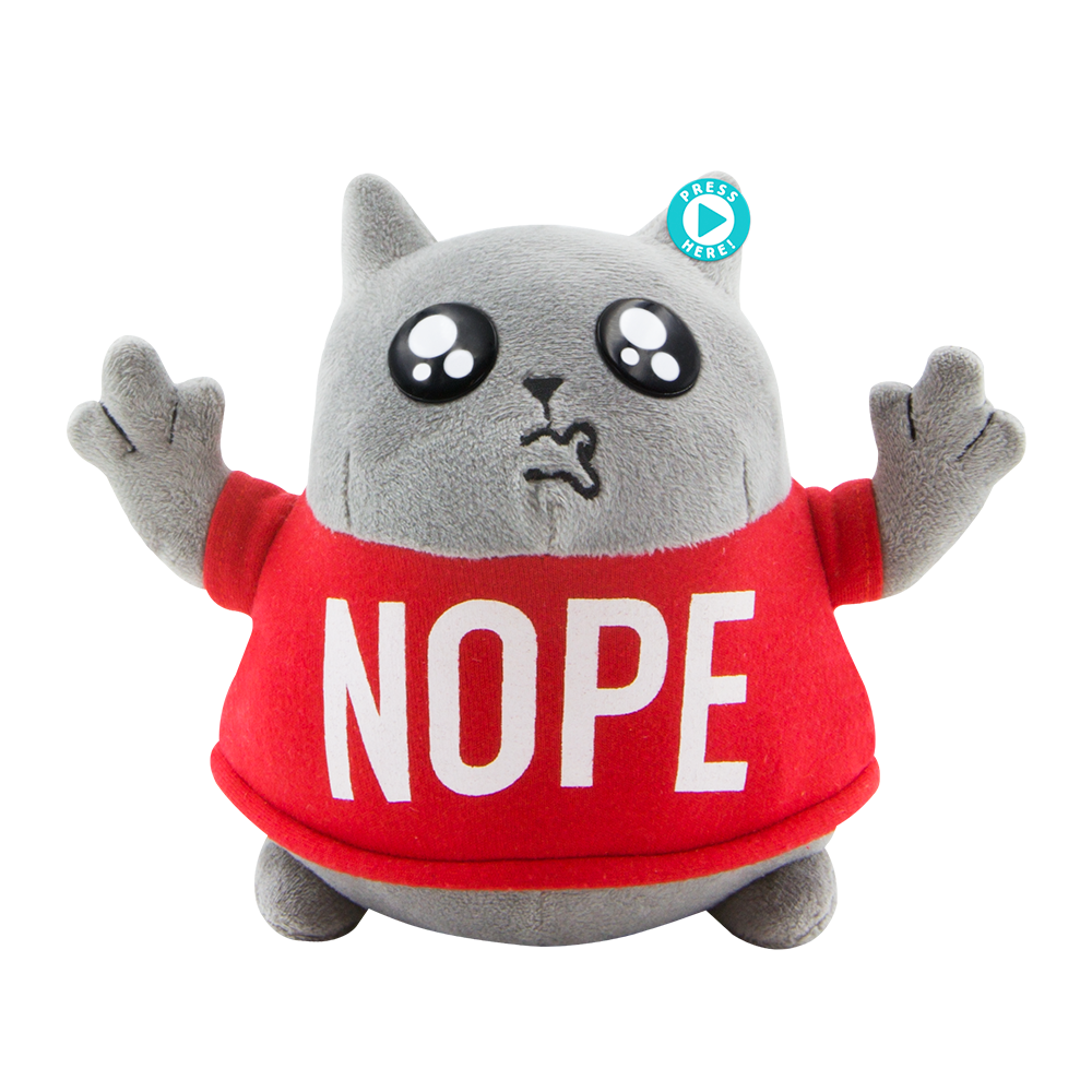 Nope Kitten Plush from Exploding Kittens