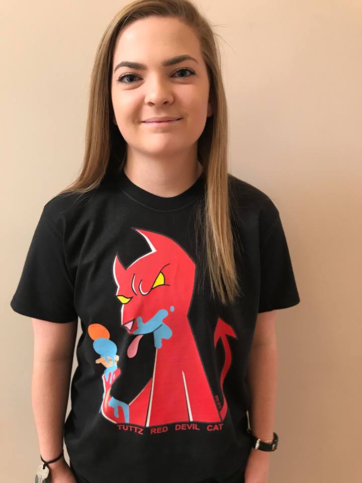 Tuttz Red Devil Cat T-shirt