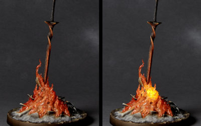 Dark Souls 3 – 1/6 Scale Bonfire Light-up Statue