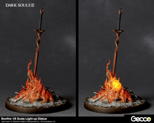 Dark Souls 3 – 1/6 Scale Bonfire Light-up Statue