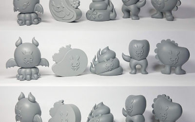 Junko Mizuno’s Mini Sofubi Prototypes