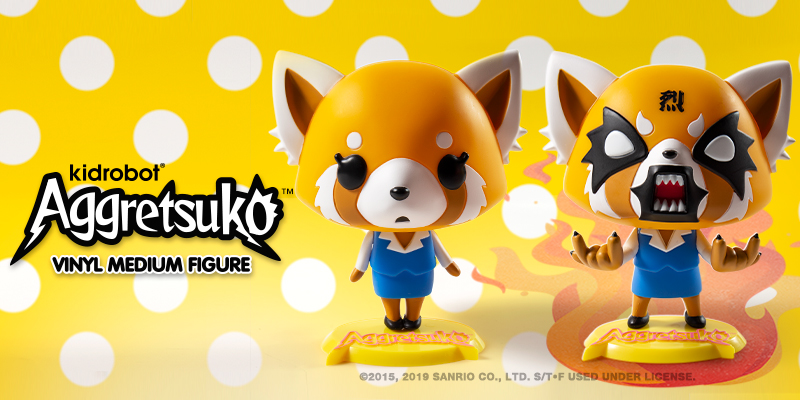 Aggretsuko Medium Art Figures – Calm and Rage
