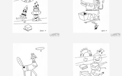 Lunartik’s A5 Original Drawings