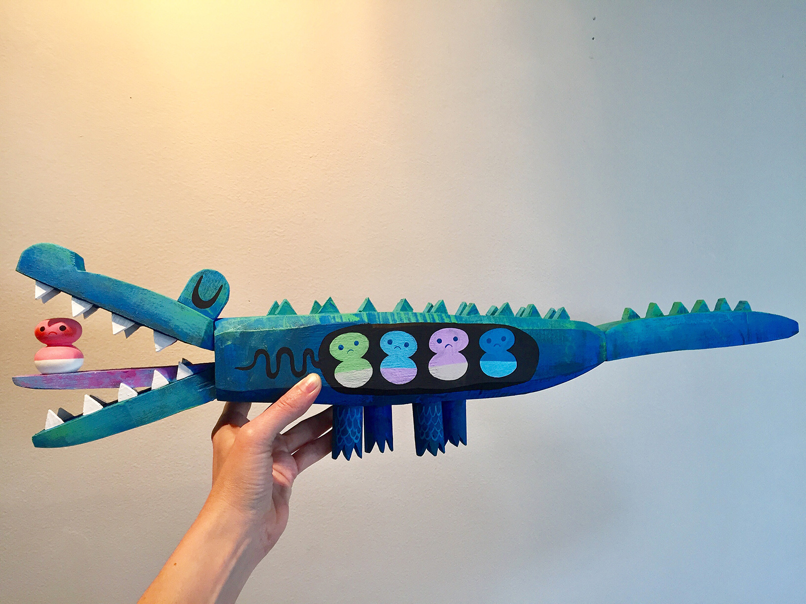 2ft Baby Eating Crocodile from Amanda Visell