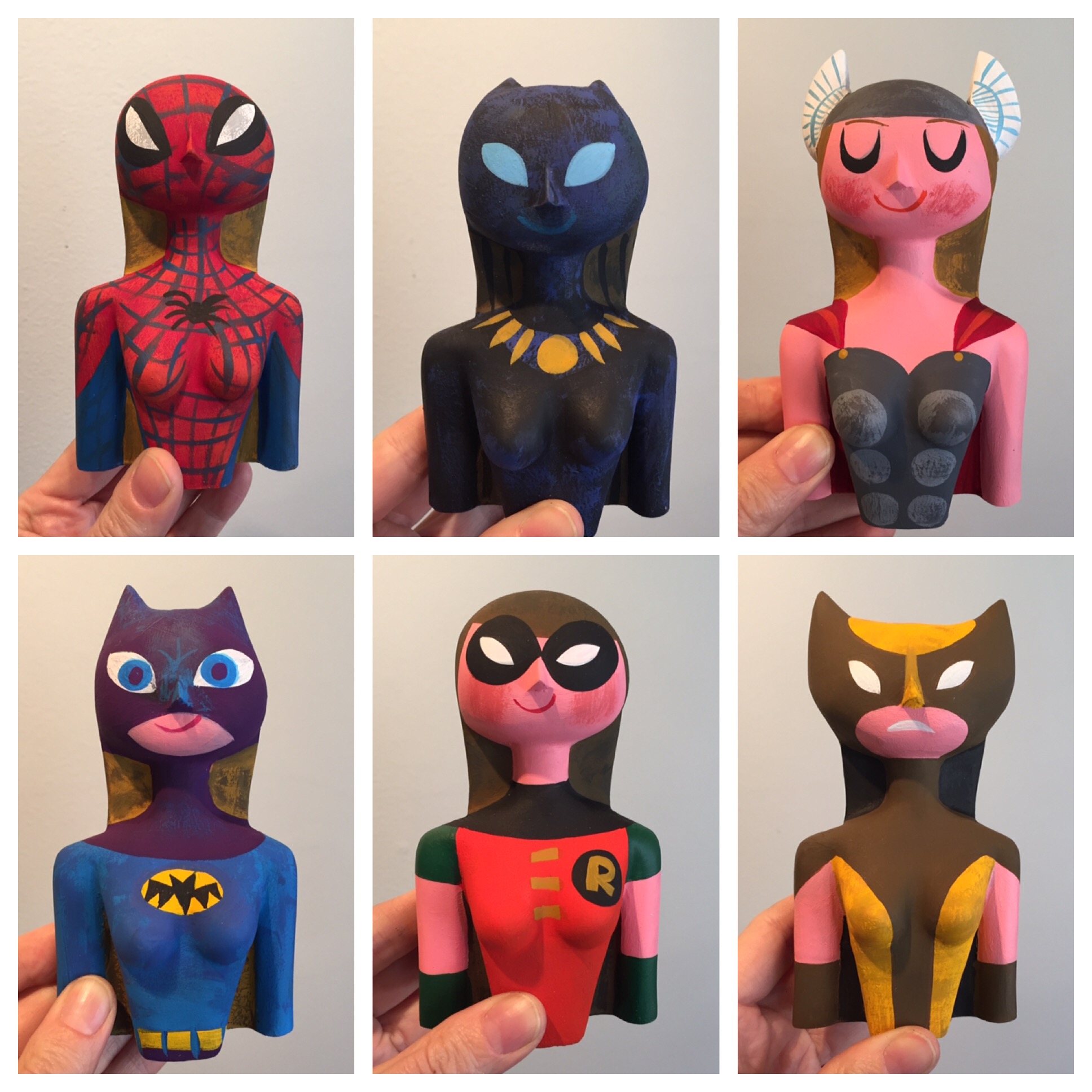 Amanda Visell’s Marvel Busts