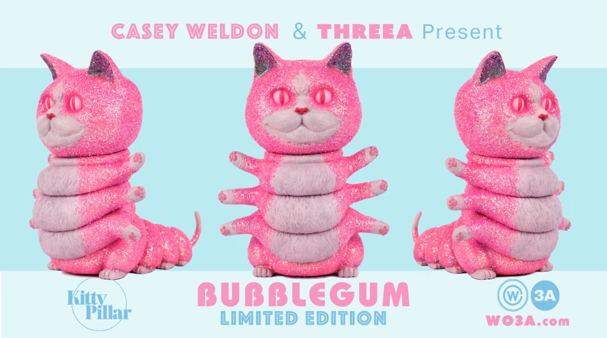KITTYPILLAR in Bubblegum and Blueberry Flavors