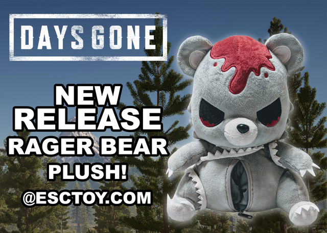 Days Gone Rager Bear Plush
