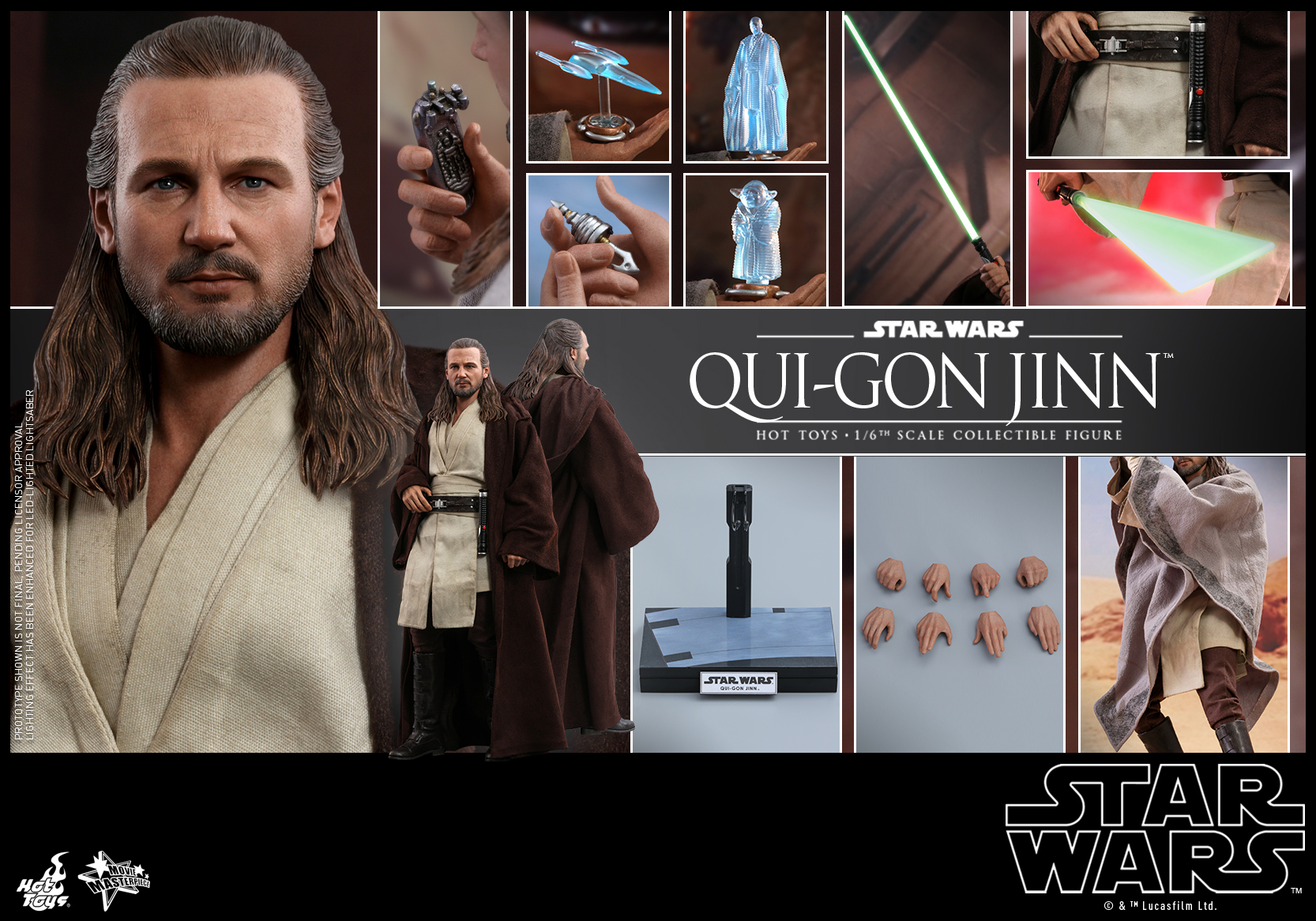 Hot Toys’ Qui-Gon Jinn from Star Wars: The Phantom Menace