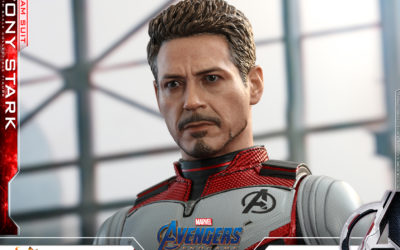 The 1/6th scale Tony Stark in his Avengers Team Suit