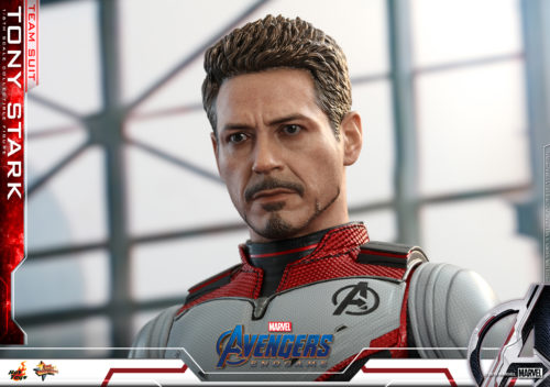 The 1/6th scale Tony Stark in his Avengers Team Suit