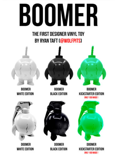 Kickstarter: Boomer & Doomer – Designer Vinyl Toys By Wolf Pits