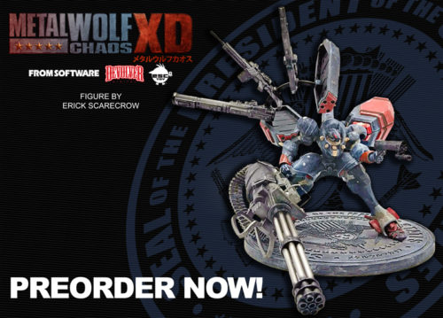 Metal Wolf Chaos Statue