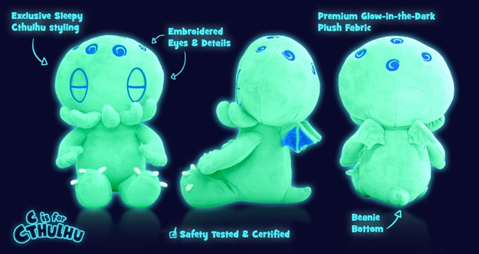 Kickstarter: C is for Cthulhu Glow-in-the-Dark Plush